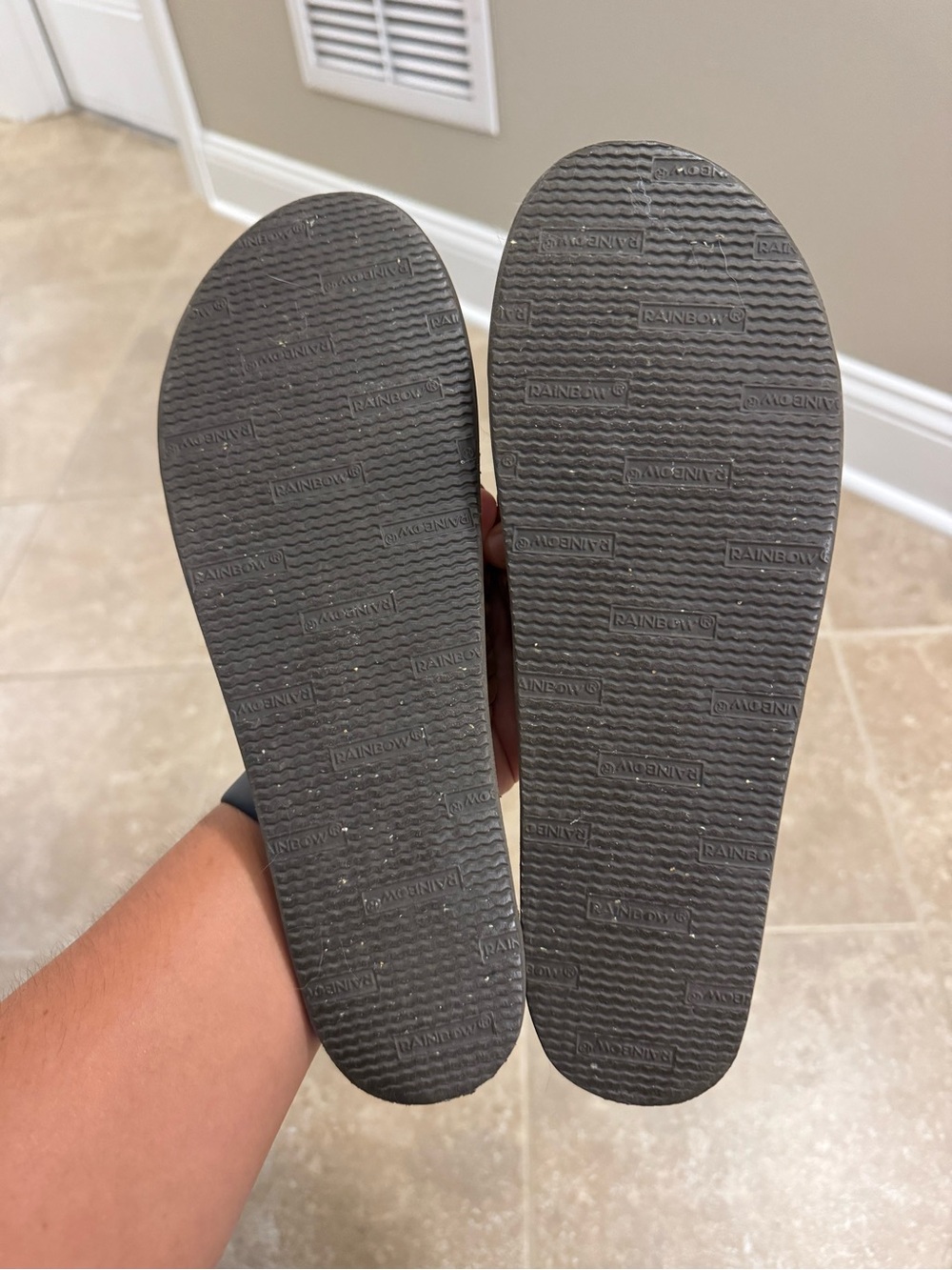 Rainbow Flip Flops - Picture 3 of 3